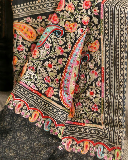 Pure Wool Kalamkari Shawl - roohlabel